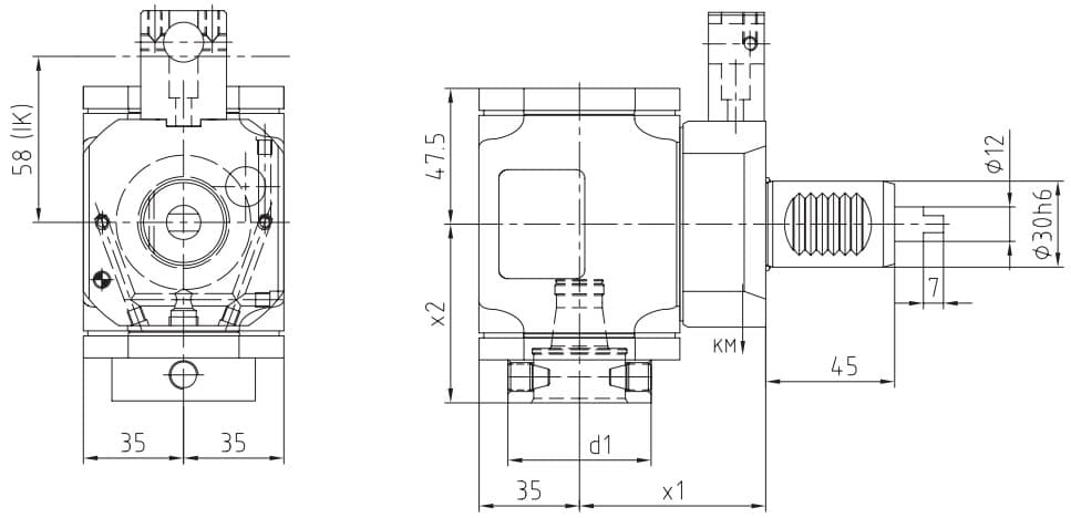 Изображение товара MPU.M40.B40.ZA0.MP16, Осевая сверлильно-фрезерная головка W&F 2