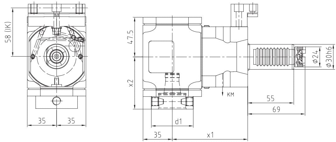 Изображение товара MPU.M40.B40.AA0.5041, Приводной блок HORN 2