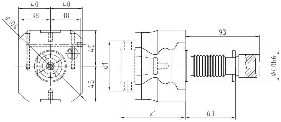 Изображение товара MPU.Z65.B40.2A0.WT300, Приводной блок HORN 2