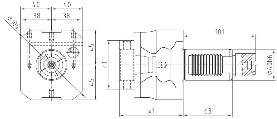 Изображение товара MPU.Z65.B40.RE0.WT300, Приводной блок HORN 2