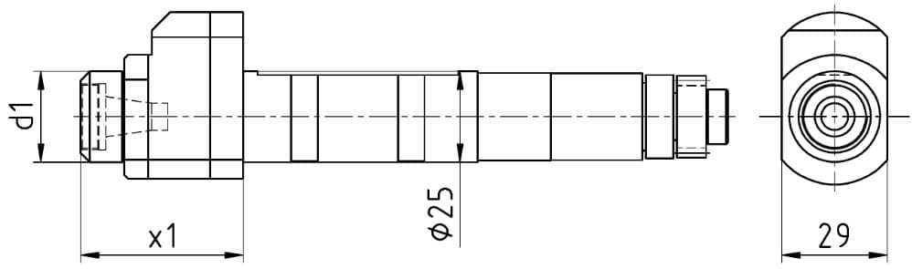 Изображение товара MPU.GSC.607.BA0.E11, Осевая сверлильно-фрезерная головка W&F 2