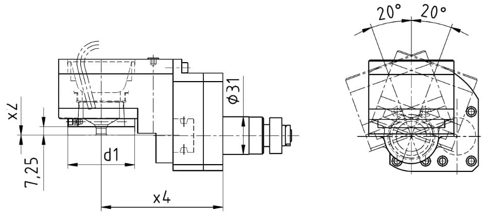 Изображение товара MPU.LSW.101.M0800.L20N, Приводной блок HORN 2