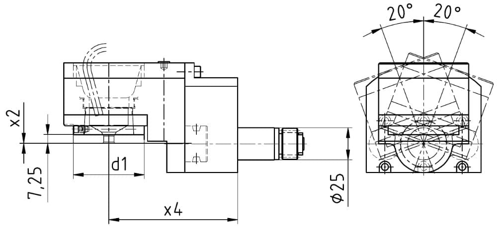 Изображение товара MPU.LSW.424.M0800.M16, Приводной блок HORN 2