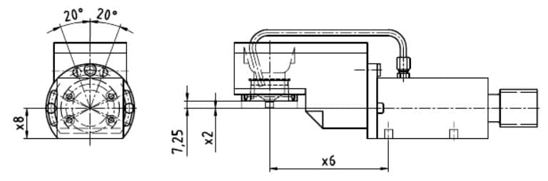 Изображение товара MPU.TO.M0800.DE20, Вихревая головка W&F 2