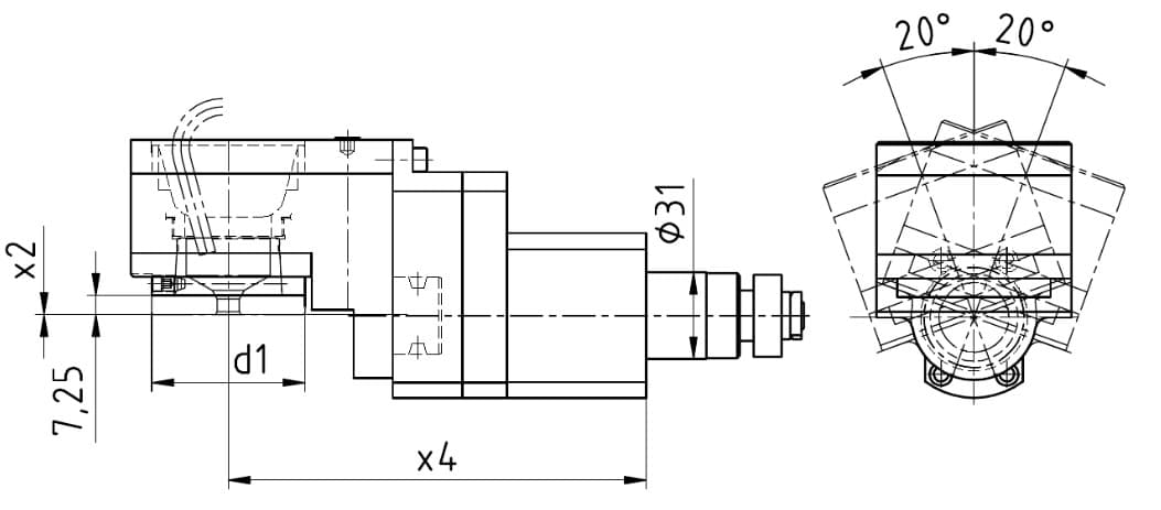 Изображение товара MPU.LSW.101.M0800.A20, Приводной блок HORN 2