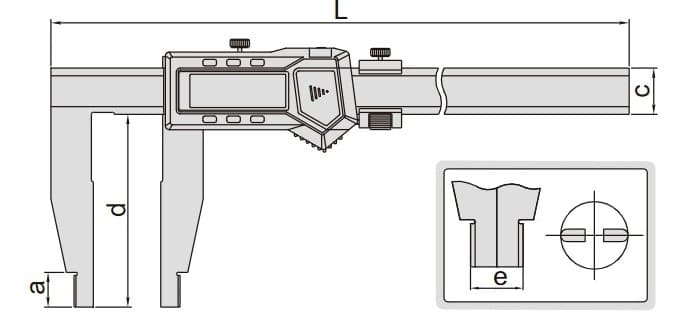 Изображение товара WIRELESS DIGITAL CALIPER (jaw length 100mm) 2