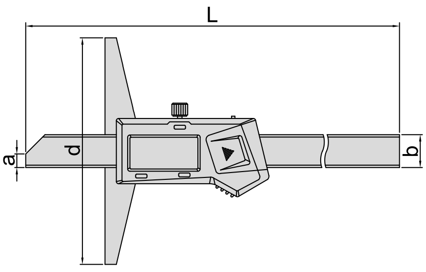 Изображение товара DIGITAL DEPTH GAGE (STANDARD TYPE) 2