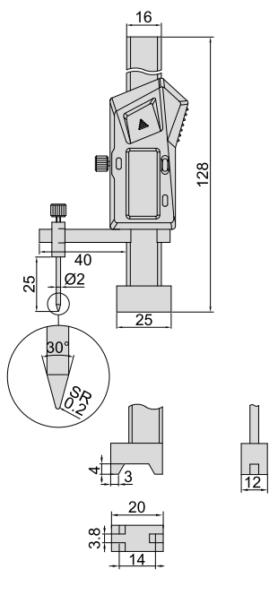 Изображение товара BUILT-IN WIRELESS MINI DIGITAL HEIGHT GAGE 2