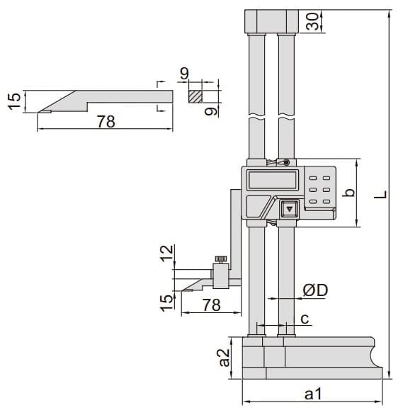 Изображение товара DIGITAL HEIGHT GAGE 2