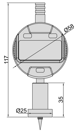 Изображение товара DIGITAL DEPTH GAGE (base Φ25mm) 2