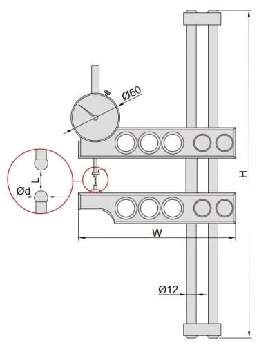 Изображение товара EXTERNAL THREAD TAPER MEASURING INSTRUMENT 2