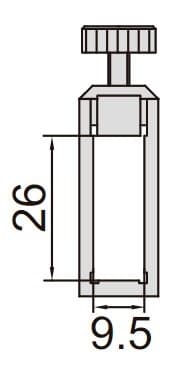 Изображение товара Державка для крепления к штангенрейсмасу 2