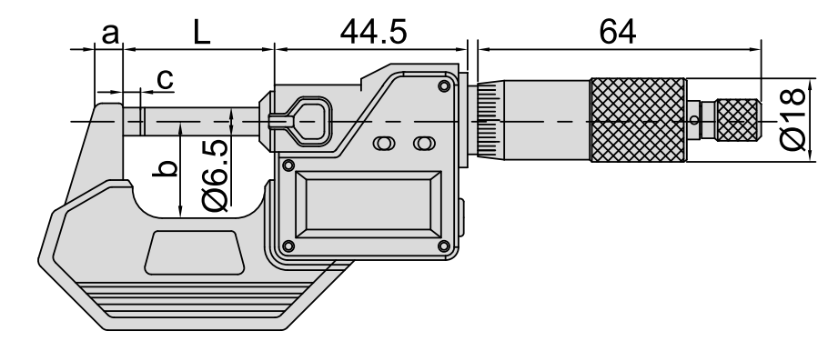 Изображение товара Микрометр МКЦ-  75 диап  50- 75мм/2-3" дел 0.001мм/0.00005" IP65 2