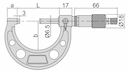 Изображение товара Микрометр МК-  75 диап  50- 75мм дел 0.01мм 2