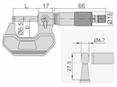 Изображение товара CYLINDRICAL ANVIL TUBE MICROMETER 2