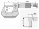 Изображение товара CYLINDRICAL ANVIL TUBE MICROMETER 2