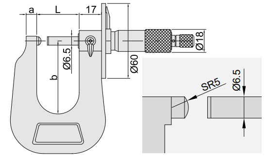 Изображение товара SHEET METAL MICROMETER 2