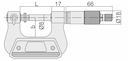 Изображение товара Микрометр универсальный диап 150-175мм дел 0.01мм невращ микровинт 2