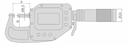 Изображение товара Микрометр цифр диап  0- 25мм/0-1" дел 0.0002мм/0.00001" невращ микровинт высокоточный IP65 2