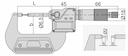 Изображение товара Микрометр со ступенчат изм пов-ми цифр диап 100-125мм/4-5" дел 0.001мм/0.00005" IP65 2