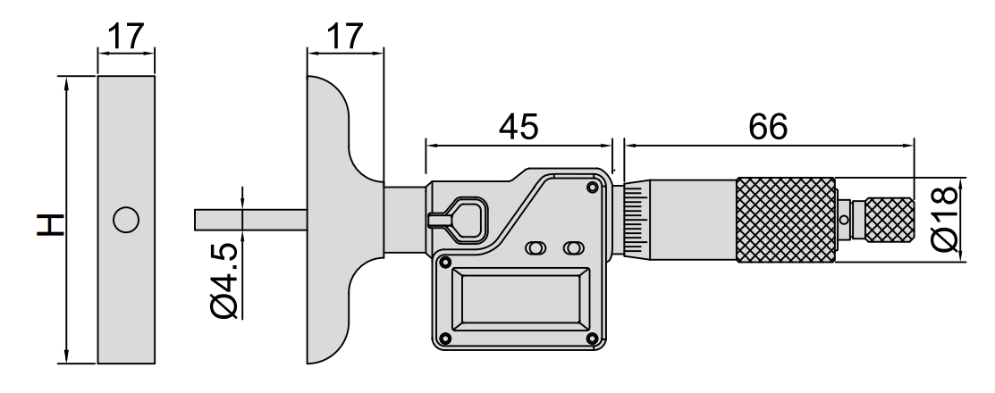 Изображение товара DIGITAL DEPTH MICROMETER 2