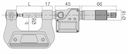 Изображение товара Микрометр резьб. цифровой МВМ-175 (150-175мм/6-7" дел 0.001мм/0.00005") 2