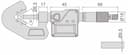 Изображение товара DIGITAL V-ANVIL MICROMETER (7 flutes) 2