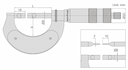 Изображение товара Микрометр с лезвийными губками диап 175-200мм дел 0.01мм PLUS (без установочной меры) 2