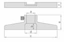 Изображение товара Мостик для измерения глубины W=16мм 2