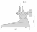 Изображение товара Стойка для микрометра (0-20) 65х163 2