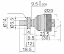 Изображение товара LARGE THIMBLE MICROMETER HEAD 2