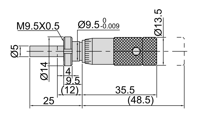 Изображение товара MICROMETER HEAD WITH ZERO ADJUSTABLE THIMBLE 2