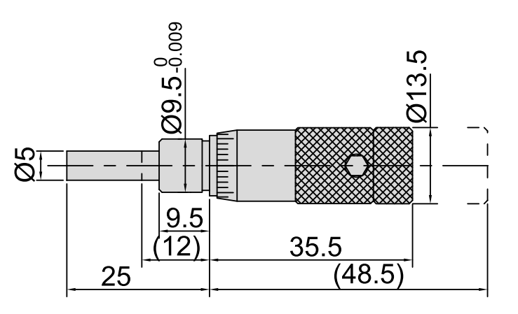 Изображение товара MICROMETER HEAD WITH ZERO ADJUSTABLE THIMBLE 2