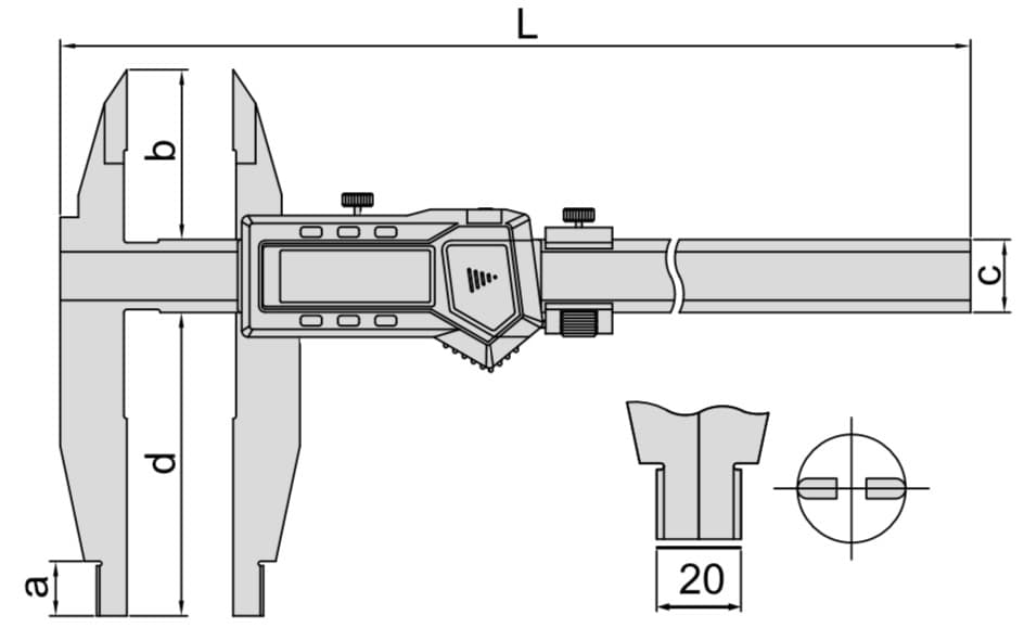 Изображение товара WIRELESS DIGITAL CALIPER (jaw length 150mm) 2