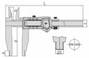 Изображение товара Штангенциркуль Шцц- 500 (0.01мм/0.0005") вылет губок 100мм 2