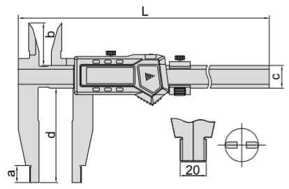 Изображение товара WIRELESS DIGITAL CALIPER (jaw length 100mm) 2