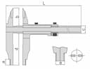 Изображение товара Штангенциркуль Шц II- 300 (0.05мм/1/128") вылет губок  90мм 2