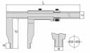 Изображение товара Штангенциркуль Шц III- 500 (0.05мм/1/128") вылет губок 150мм 2