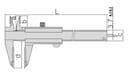 Изображение товара Штангенциркуль Шц I-150 (0.05мм/1/128") с твердосплавными губками (40мм) 2