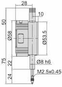 Изображение товара Индикатор ИЧЦ 12.7мм/0.5" дел 0.01мм/0.0005" 2