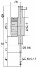 Изображение товара Индикатор ИЧЦ 25.4мм/1.0" дел 0.01мм/0.0005" 2