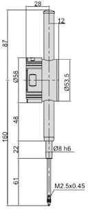 Изображение товара Индикатор ИЧЦ 50.8мм/2.0" дел 0.001мм/0.00005" 2