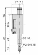 Изображение товара Индикатор ИЧЦ  5.0мм/0.2" дел 0.001мм/0.00005" 2