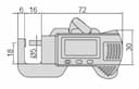 Изображение товара Толщиномер цифровой ТРЦ-12 (0.01мм/0.0005") 2