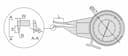 Изображение товара Кронциркуль для внутренних измерений диап   5- 15мм длина  20мм ( 5-15мм дел 0.01мм погр 0.03мм) 2