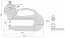 Изображение товара Толщиномер индикаторный ТР-10 (0-10мм деление 0.01мм погрешность ±0.02мм) сфер наконечник 2