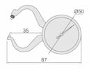 Изображение товара Толщиномер индикаторный ТР-10 (0-10мм деление 0.05мм погрешность ±0.1мм) 2