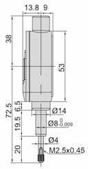 Изображение товара Индикатор ИЧ   0.1мм дел 0.001мм противоуд "PLUS" 2