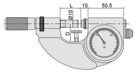 Изображение товара Скоба CР  0-25 (0.001мм) IP54 2