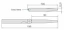 Изображение товара Набор щупов (для установки зазора клапанов) 20шт l=100мм (диапазон 0.05 - 1.00мм) 2